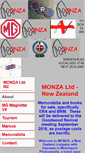 Mobile Screenshot of monza.org.nz